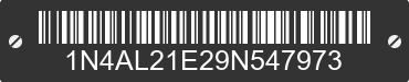 2009 NISSAN Altima 1N4AL21E29N547973 VIN decoded