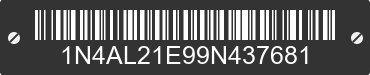 2009 NISSAN Altima 1N4AL21E99N437681 VIN decoded