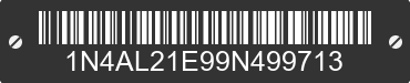 2009 NISSAN Altima 1N4AL21E99N499713 VIN decoded