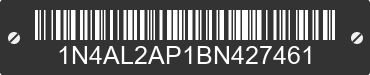 2011 NISSAN Altima 1N4AL2AP1BN427461 VIN decoded