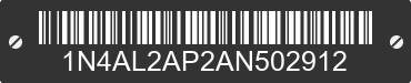 2010 NISSAN Altima 1N4AL2AP2AN502912 VIN decoded