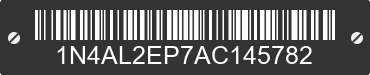 2010 NISSAN Altima 1N4AL2EP7AC145782 VIN decoded