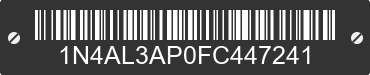 2015 NISSAN Altima 1N4AL3AP0FC447241 VIN decoded