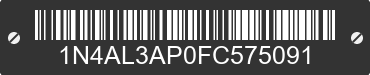 2015 NISSAN Altima 1N4AL3AP0FC575091 VIN decoded