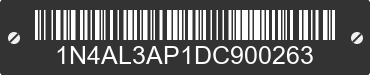 2013 NISSAN Altima 1N4AL3AP1DC900263 VIN decoded