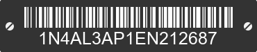2014 NISSAN Altima 1N4AL3AP1EN212687 VIN decoded
