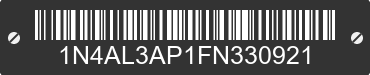 2015 NISSAN Altima 1N4AL3AP1FN330921 VIN decoded