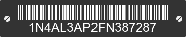 2015 NISSAN Altima 1N4AL3AP2FN387287 VIN decoded