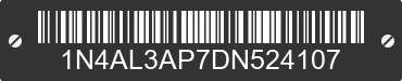 2013 NISSAN Altima 1N4AL3AP7DN524107 VIN decoded