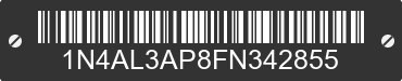 2015 NISSAN Altima 1N4AL3AP8FN342855 VIN decoded