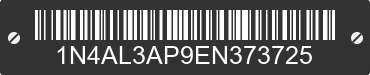 2014 NISSAN Altima 1N4AL3AP9EN373725 VIN decoded