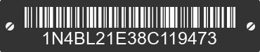 2008 NISSAN Altima 1N4BL21E38C119473 VIN decoded