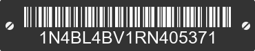 2024 NISSAN Altima 1N4BL4BV1RN405371 VIN decoded