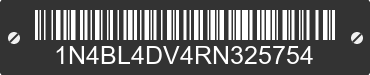 2024 NISSAN Altima 1N4BL4DV4RN325754 VIN decoded