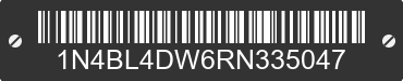 2024 NISSAN Altima 1N4BL4DW6RN335047 VIN decoded