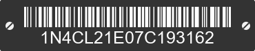 2007 NISSAN Altima 1N4CL21E07C193162 VIN decoded