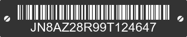 2009 NISSAN Cube JN8AZ28R99T124647 VIN decoded