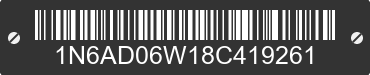 2008 NISSAN Frontier 1N6AD06W18C419261 VIN decoded