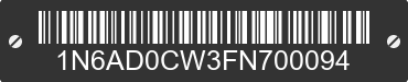 2015 NISSAN Frontier 1N6AD0CW3FN700094 VIN decoded