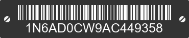 2010 NISSAN Frontier 1N6AD0CW9AC449358 VIN decoded