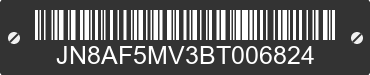 2011 NISSAN Juke JN8AF5MV3BT006824 VIN decoded