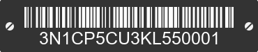 2019 NISSAN Kicks 3N1CP5CU3KL550001 VIN decoded