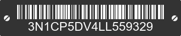 2020 NISSAN Kicks 3N1CP5DV4LL559329 VIN decoded