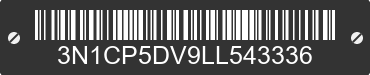 2020 NISSAN Kicks 3N1CP5DV9LL543336 VIN decoded