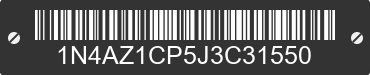 2018 NISSAN Leaf 1N4AZ1CP5J3C31550 VIN decoded
