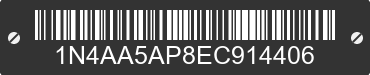 2014 NISSAN Maxima 1N4AA5AP8EC914406 VIN decoded