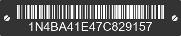 2007 NISSAN Maxima 1N4BA41E47C829157 VIN decoded