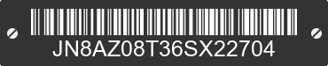 2006 NISSAN Murano JN8AZ08T36SX22704 VIN decoded