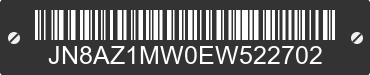 2014 NISSAN Murano JN8AZ1MW0EW522702 VIN decoded