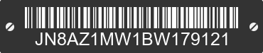 2011 NISSAN Murano JN8AZ1MW1BW179121 VIN decoded