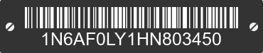 2017 NISSAN NV 1N6AF0LY1HN803450 VIN decoded