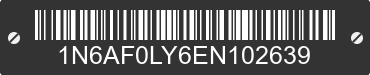 2014 NISSAN NV 1N6AF0LY6EN102639 VIN decoded