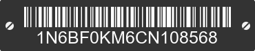 2012 NISSAN NV 1N6BF0KM6CN108568 VIN decoded