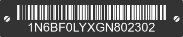 2016 NISSAN NV 1N6BF0LYXGN802302 VIN decoded