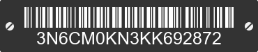 2019 NISSAN NV200 3N6CM0KN3KK692872 VIN decoded