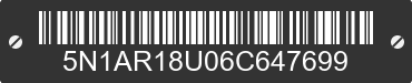 2006 NISSAN Pathfinder 5N1AR18U06C647699 VIN decoded