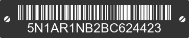 2011 NISSAN Pathfinder 5N1AR1NB2BC624423 VIN decoded