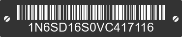 1997 NISSAN Pickup 1N6SD16S0VC417116 VIN decoded