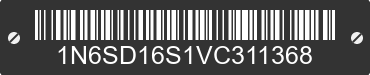 1997 NISSAN Pickup 1N6SD16S1VC311368 VIN decoded