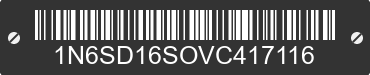 1997 NISSAN Pickup 1N6SD16SOVC417116 VIN decoded