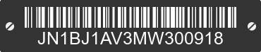2021 NISSAN Rogue Sport JN1BJ1AV3MW300918 VIN decoded