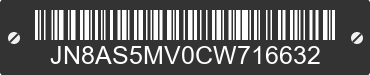 2012 NISSAN Rogue JN8AS5MV0CW716632 VIN decoded
