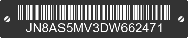 2013 NISSAN Rogue JN8AS5MV3DW662471 VIN decoded