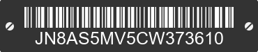 2012 NISSAN Rogue JN8AS5MV5CW373610 VIN decoded