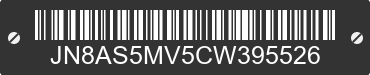 2012 NISSAN Rogue JN8AS5MV5CW395526 VIN decoded