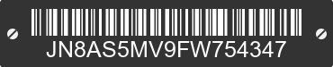 2015 NISSAN Rogue JN8AS5MV9FW754347 VIN decoded
